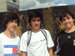 Alexandre Klaus, Rafael Rodrigues e Leonardo Sodradri