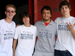 Pedro Nascimento, Guilherme Peixoto, Gabriel Rauber e Guilherme Alf