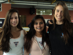 Ingrid Kruger, Carolina Marques e Ana Cludia Schwarz