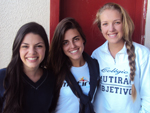 Isadora Coimbra, Marina Silvestri e Joana Tomazzoni