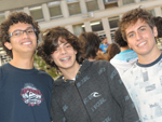 Gustavo Jacob, Estevan Machado e Lucas Santos