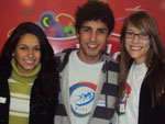 Paola Lena, Leonardo Torres e Luiza Fortes