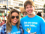 Laura Wainer e Pedro Oliveira