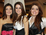 Giovana Lime, Eduarda Canozzi e Renata Ribeiro