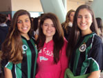 Rafaela Rosa, Renata Ribeiro e Gabriela Rokembach