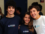 Leonardo Braga, Bibiana Harrote e Luis Vinicius Oliveira