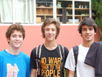 Miguel Teixeira, Alexandre Osrio e Guilherme Aveline