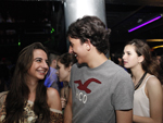 Marina Reis e Rodrigo Moreira eram s alegria na night!