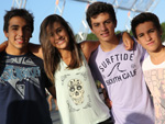 Gabriel Nogueira, Giovana Raupp, Gabriel Carvalho e Giovanni Malure