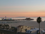 Santa Monica. No pier, um parque de diverses irado