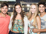 Lucas Cortez, Lusa Kreitchmann, Carolina Jaworoski e Bruno Bem