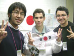 Akihito Nohara, Guilherme Rodrigues e Bruno Guazina