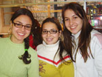 Chaiane Pires, Ana Paula Soares e Camila Fritzen