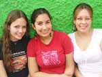 Marcela Mruz, Paula Tassinari e Natalia Keite