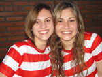 Letcia Moreno e Aline Saldanha