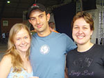 Emanuele Junges, Rodrigo Machado e Clarissa Falleiro