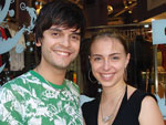 Gil Goulart e Samantha Marques