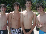 Marcos Vincius Suzin, Tino Marciglo Junior, Cristian Rodrigues e Guilherme Zahn