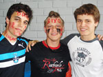 Rodrigo Aita, Tiago Lauda e Filipe Luchese