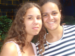 Joice Lime e Julia Chavier