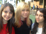 Julia Borges, Morgana Amaro e Laura Serba