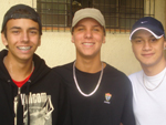 Lucas Nogare, Gabriel Matos e Damian Souza