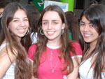 Bruna Marchaki, Caroline Chagas e Thais Franco