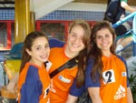 Tain Peres, Andressa Picoli e Mariana Murilho