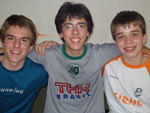 Joo Paulo Darius, Douglas Lees e Alessandro Furlin