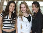 Cibele Alves, Lauren Bond e Jssica Flores