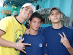 Gabriel Heck, Luis Carlos Fagundes e Guilherme Irume 