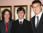 Davi Costi, Frederico Ruzzarin e Frederico Mazzotti