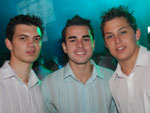 Leonardo Brodbeck, Juan Martins e Gabriel Mesquita