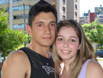 Douglas Pornoff e Sabrina Vaz