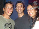 Fbio Costa, Douglas Bortolini e Aline Monteiro