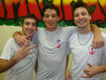 Guilherme Rech, Guilherme Suzin e Thiago Setensticker