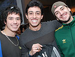 Diego Vezzaro, Alexandre Aragon e Carlos Prelle