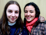 Laura Pezzi e Caroline Bertin