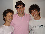 Guilherme Ruschel, Raphael Costas e Marcos Fontes