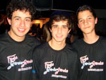 Gabriel Garcia, Marcelo Dal Corso e Guilherme Brandalise