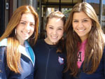 Andrieli Bernardt, Tatiana Thom e Amanda Parenza