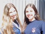 Caroline Pellin e Nicole Viana