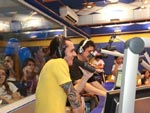 Fi e o locutor da Metropolitana no comando da rdio