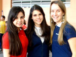 Stephanie Nunesm, Larissa Santos e Pmela Pacheco