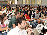 Galera acompanha o juri no La Salle So Joo