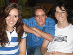 Maria Eduarda Ferrarini, Isaac Brando e Daniel Bavaresco