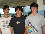 Rodrigo Paim, Tiago Meneghetti e Leonardo Brum