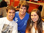 Lucas Moreira, Leonardo Guilherme e Natalia Henkin