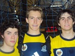 Arthur Tieppo, Nicolas Berhard e Vitor Nascimento