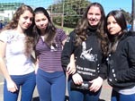 Junia Sartor, Jennifer Ramon, Rafaela Montanari e Vanessa Jordan